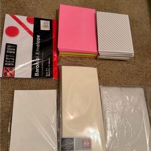 Assorted Cards and Envelopes
